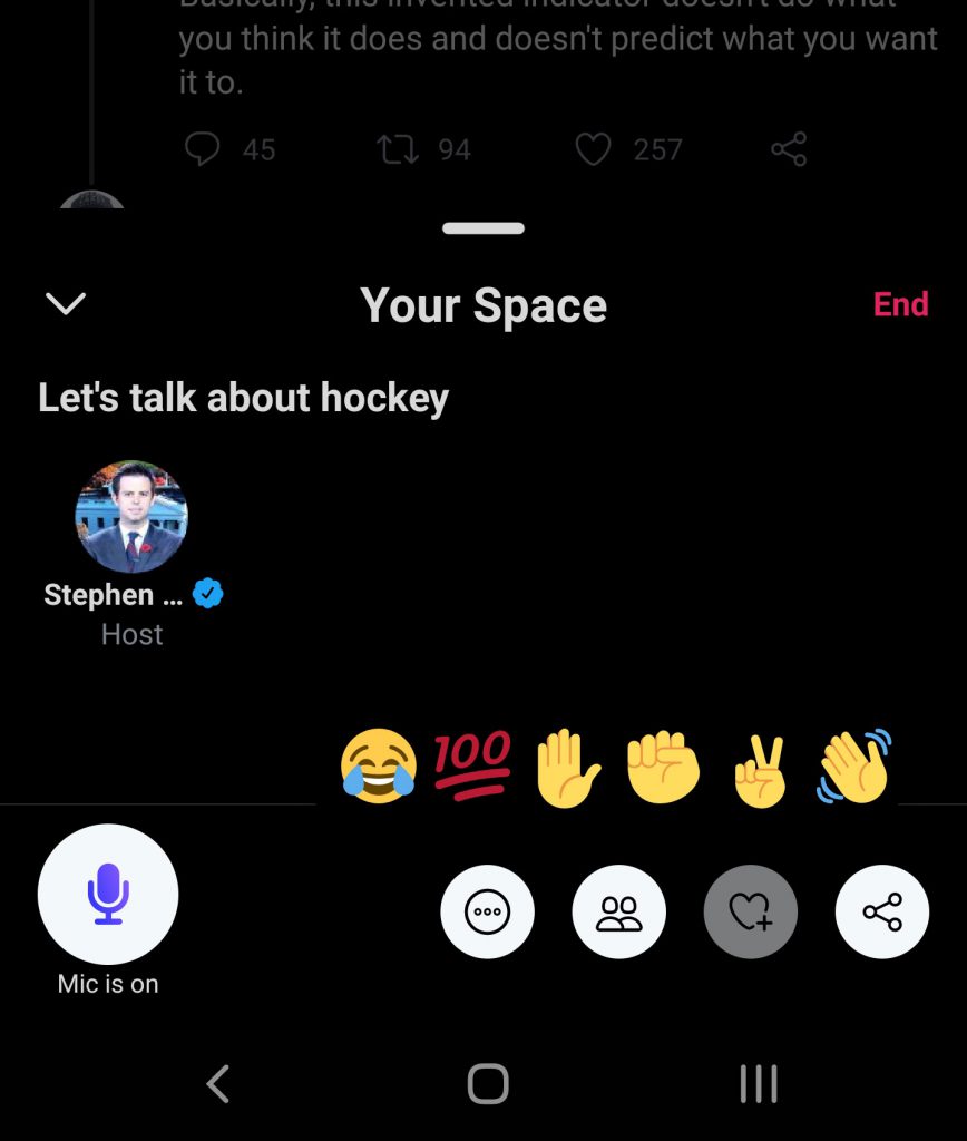 Emoji reactions