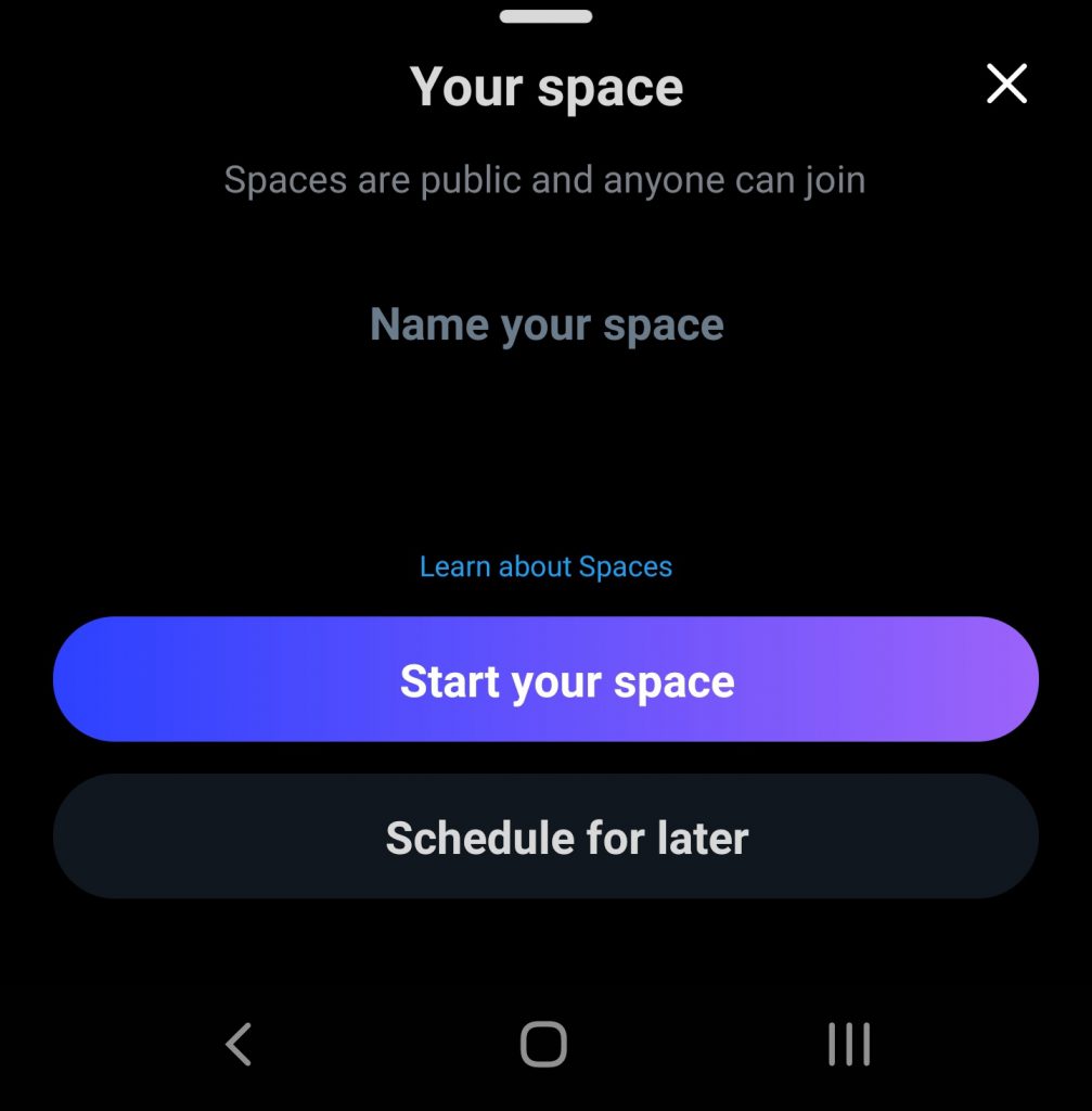 Schedule button