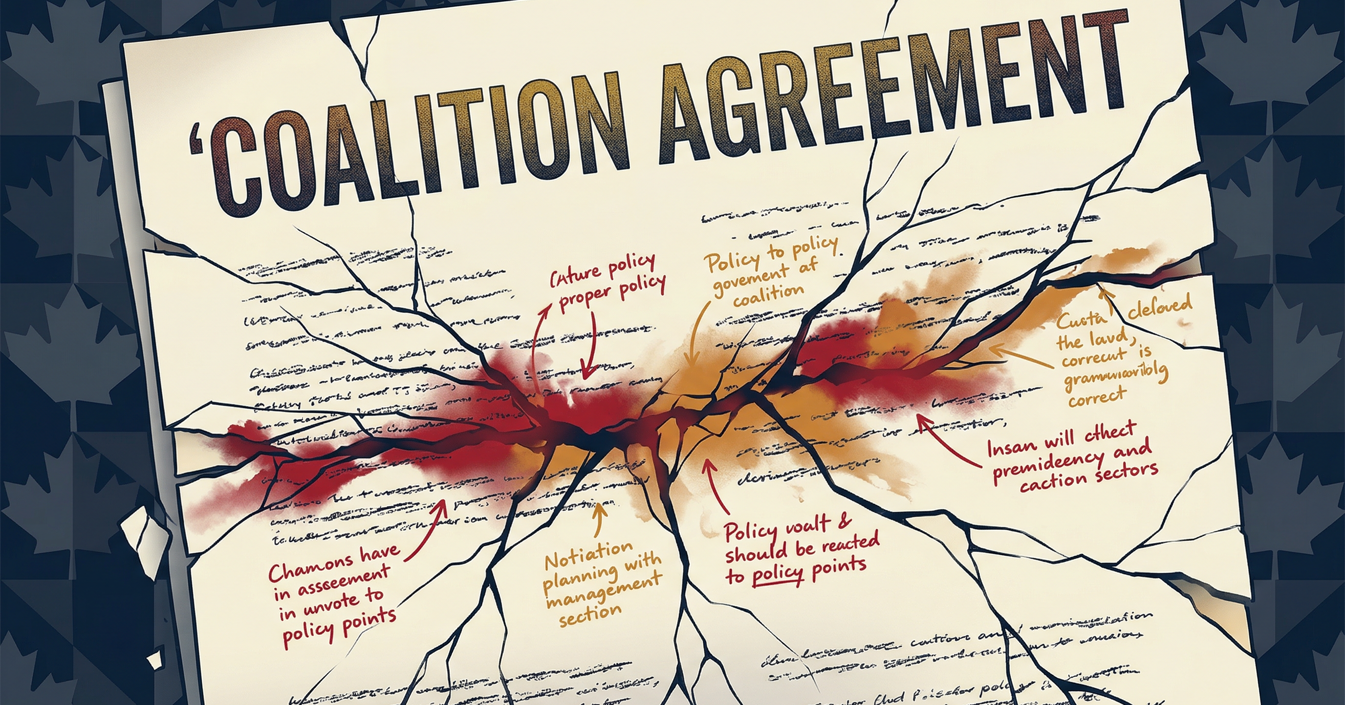 Coalition cracks?